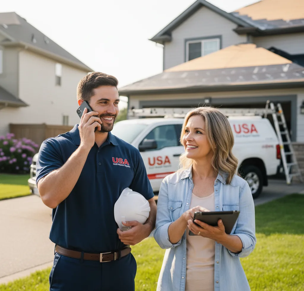 USA Roof Repair Experts customer support in Zachary